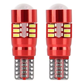 LED CANBUS 27SMD 3014 T10e (W5W) White 12V/24V