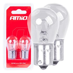 Żarówki halogenowe / Halogen bulbs P21W BA15s 12V 2pcs blister