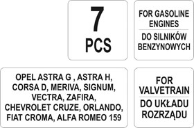 ZESTAW BLOKAD ROZRZADU OPEL 7 CZ.